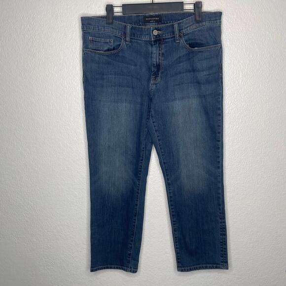 Banana Republic Womens Jeans Size 32 Denim Blue Skinny Fit Mid Rise Medium Wash - Picture 1 of 12